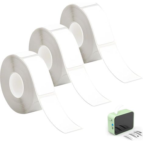 480 x Self-Adhesive Labels, 12 x 40 mm Thermal Label Tape, Thermal Stickers, Waterproof Adhesive Labels for Printers, Thermal Labels, Labelling Machines (1/5)
