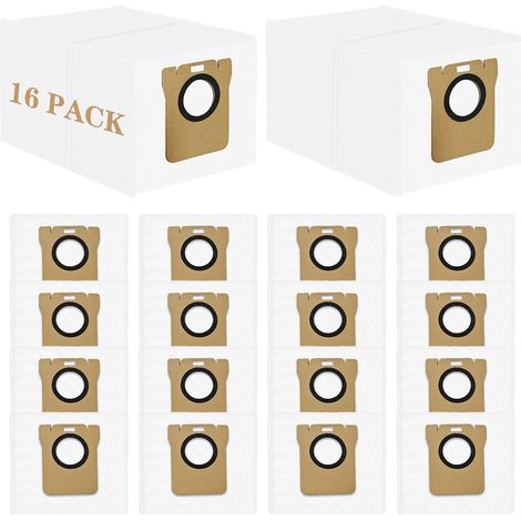 16 Staubsaugerbeutel, Ersatz-Staubbeutel für Staubsauger Kompatibel mit Dreame L10s Ultra / L10 Ultra / L20 Ultra / S10 PLUS / S10 Pro Plus / S10 PRO / S20 PRO / X10 (1/5)