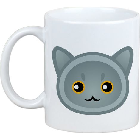 Tazza con grafica e scritta "British Shorthair" di Art-Dog (1/5)