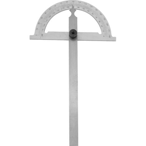 Rapporteur d'angle rotatif en acier au carbone chromé, règle de mesure 80120 mm (1/5)