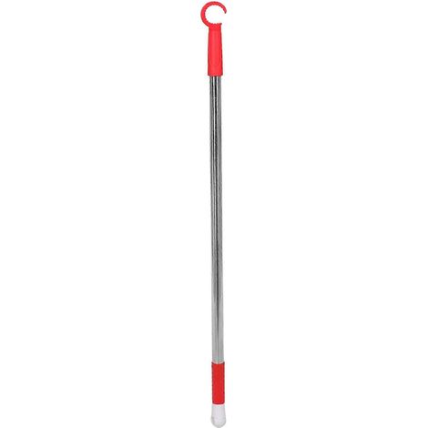 Tige télescopique pour fenêtre de toit : baguette de 0,6 m pour stores et rideaux - Barre d'assistance extensible en acier inoxydable pour l'ouverture des fenêtres à guillotine (1/4)