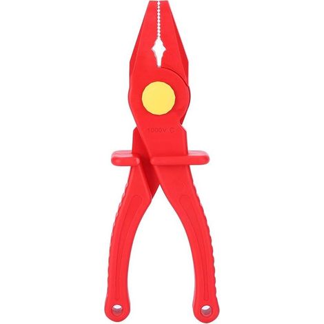 Pince coupante en plastique isolée Pince coupante intégrale Outils à main d'électricien pour l'installation d'outils (1/5)