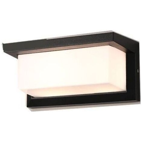 Led Applique Murale Extérieur Avec Détecteur De Mouvement, 18 W Éclairage Extérieur Ip65 Étanche Carré Radar Induction Contrôle Lumière Pour Patio Balcon Garage Garage Atelier (Blanc chaud) (1/5)