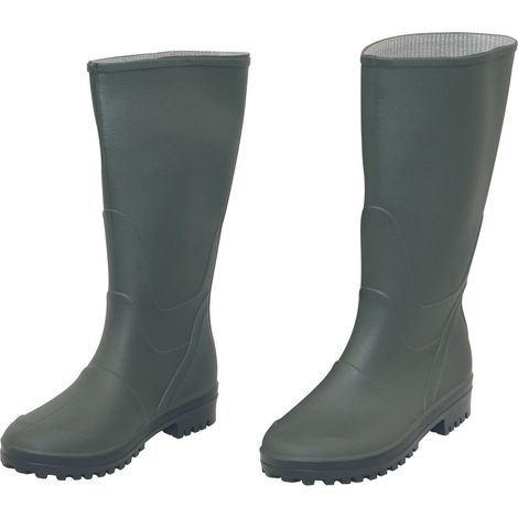 BOTTES EN PVC VERT GENOU N 43