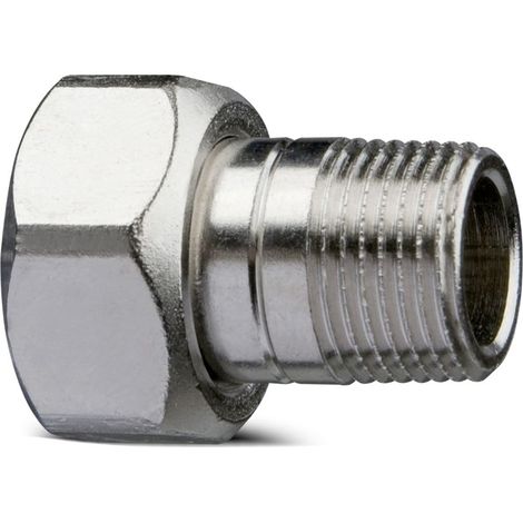 HEIMEIER Heizkörper-Anschlussverschr. R 3/8 x M 22, AMETAL-C vernickelt, 50701510 (1/3)