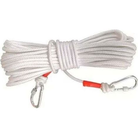 FENOPLASTICACorde à linge, XU, Corde à linge de voyage portable, Corde à linge coupe-vent parfaite (blanc), produit qualité supérieure, durable et fiable, matériaux sélectionnés - KZQ (1/4)