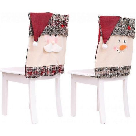 Christmas decoration chair cover restaurant square stool chair package decoration (1/5)