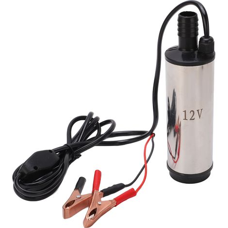 Pompe à carburant diesel 12V mini avec filtre en acier inoxydable, débit 45‑50L (1/5)
