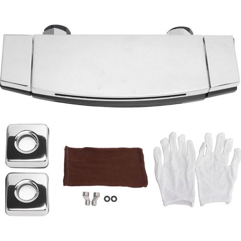 Robinet de baignoire mural noir, ensemble cascade avec raccords filetés G1/2 mâle-femelle, douchette pluie durable, chromé pour hôtel maison (1/5)