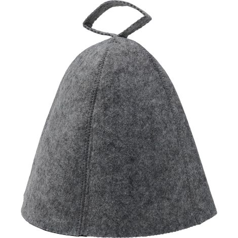 Le design innovant du bonnet de sauna en laine offre une protection efficace contre la chaleur  pour tous vos besoins de bain. (1/5)