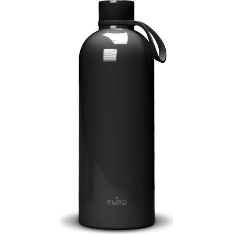 PURO Borraccia Termica In Finitura Ultra Glossy, Con Capacità Da 500Ml, Conserva Le Temperature Dei Liquidi Al Suo Interno.