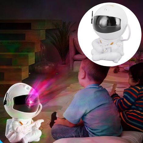 Projecteur ciel étoilé astronaute, projecteur galaxie, projecteur veilleuse étoilée, projecteur galaxie pour chambre, décoration pour salle de jeux adulte/chambre d'enfant/home cinéma/plafond/pièce (1/5)