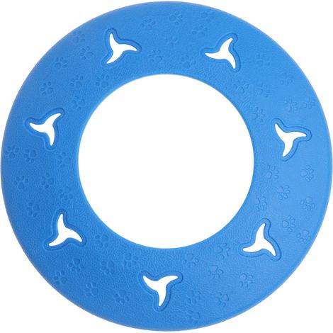Frisbee Chien - Disque Volant Souple Résistant aux Morsures - Pour Entraînement Extérieur - Diamètre 25 cm - 1 Pièce (1/5)