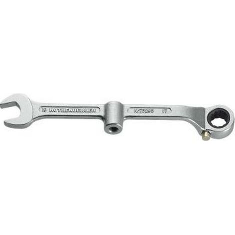 Llave Express con trinquete, lado e/plano : 17 x 19 mm, Largo 260 mm