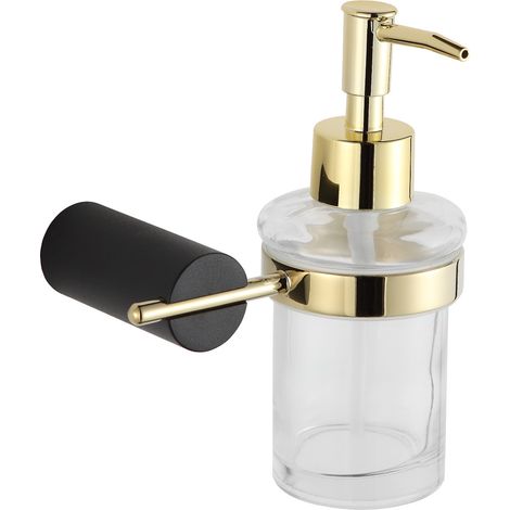 Mexen Aron Seifenspender, Schwarz/Gold - 70881388-57 (1/2)