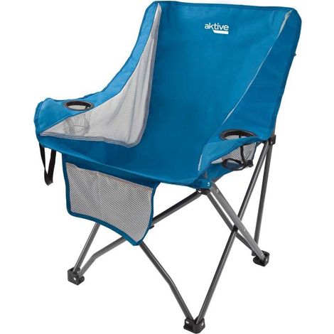 Aktive sedia da campeggio pieghevole blu - comoda e robusta (1/3)