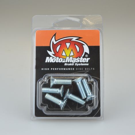 Boulons de disque de frein MOTO-MASTER ARRIÈRE / AVANT M6 x 20 (6 pièces) KAWASAKI / SUZUKI / YAMAHA (VOIR LA DESCRIPTION DU PRODUIT)