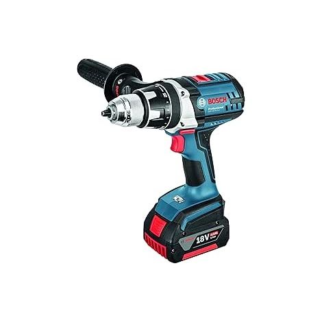 Bosch Professional 0601865300 GSR 18 VE-2-LI Trapano Avvitatore a Batteria, 18 V 2x3.0Ah