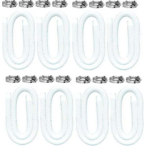Tuyau de rechange pour piscine, diamètre 1,25 pouce, accessoire pour pompe de piscine, tuyau de rechange de 59 pouces de long pour piscines hors sol (1/4)