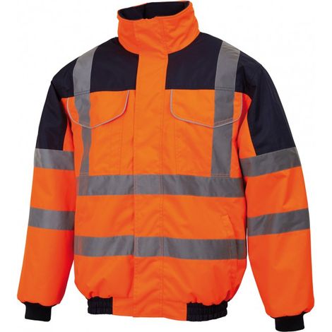 Blouson Hi-vis Orange Marine Haute Visibilité En Iso 20471 - Générique (1/2)