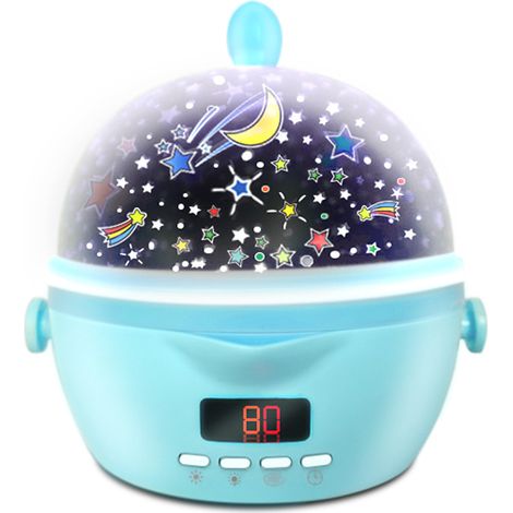 Veilleuse pour enfants, projecteur d'étoiles Rotation à 360° - Projecteur de planète lumière led Starry Sky Small Atmosphere Light (1/5)