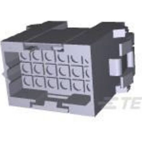 Boîtier femelle pour câble série Metrimate TE Connectivity 207443-1 Nbr total de pôles 18 Pas: 5 mm (1/2)