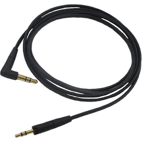 Câble Jack 2,5 mm - Réparation Casque Audio - Compatible HD400S HD350BT HD4.30 HD4.40BT - Longueur 135 cm - Noir ×1 (1/5)