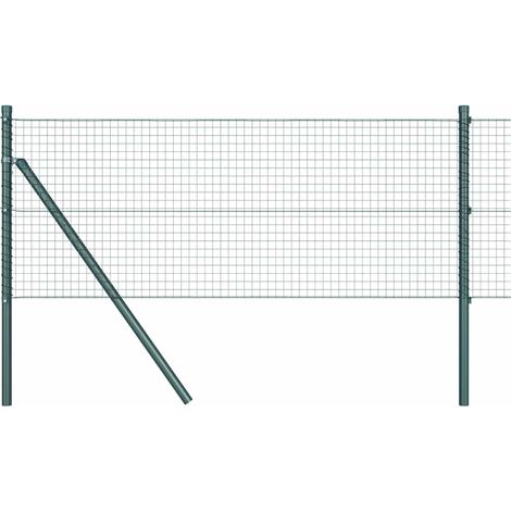 Maison Exclusive - Ground Fix Geschweißter Drahtzaun 25 x 0,5 m (