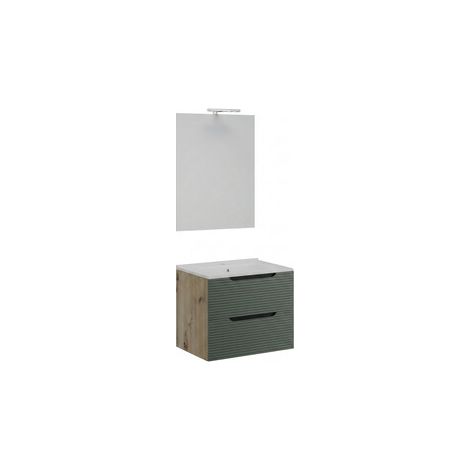MOBILE BAGNO COMFORT 2C DOGATO 60 ROV/VERDE SAL