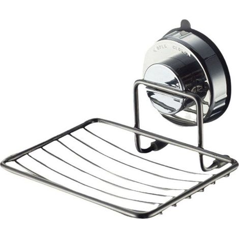 TONCHEAN Panier porte - savon mural, acier inoxydable, douche en acier inoxydable, ventouse, porte - savon