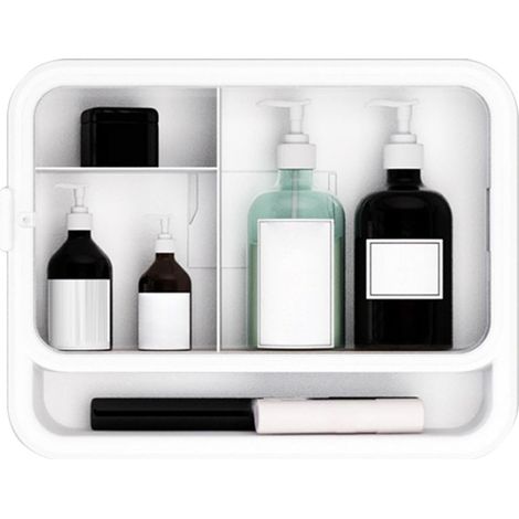 Organisateur de rangement mural , boîte douche - Étagère étanche , murale salle bain cosmétiques ant (1/5)