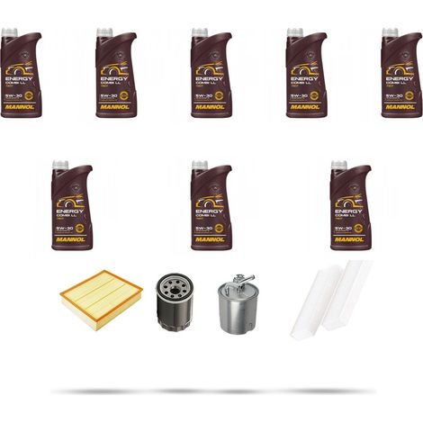 Kit tagliando 4 FILTRI e 8L OLIO compatibile con Nissan Navara (D40) 2.5 Dci 107kw Dal 2005 (1/5)