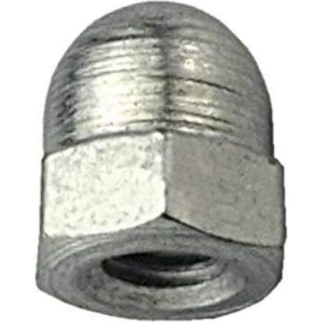 8 PEZZI - DADI CIECHI IN ACCIAIO INOX M4