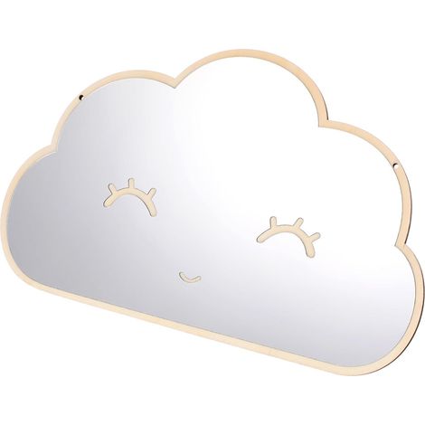 Miroir Décoratif en Acrylique Nuage, Design Charmant pour Garçon et Filles (1/5)