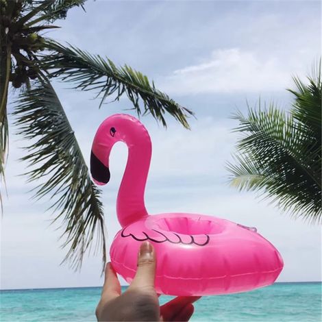 Porte-gobelet gonflable (1 pièce), flotteur pour boisson, bateau gonflable, radeau flottant pour piscine, idéal pour les fêtes aquatiques et les jeux d'eau. Confortable, pratique et durable. (1/5)