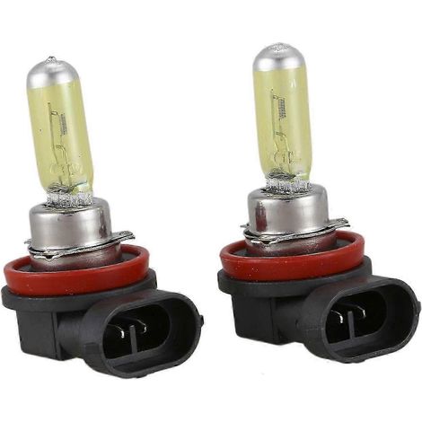 2 ampoules halogènes H11 55W 3000K jaunes pour phares antibrouillard (1/5)