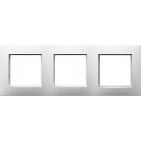 Plaque de finition Ospel aria r-3u 00 plastique blanche 224x82mm (1/2)