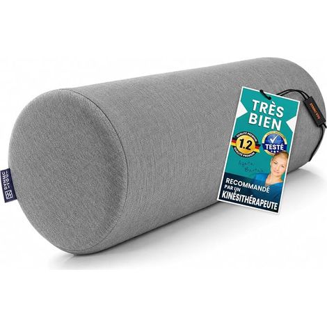 Traversin cervical 40 cm avec housse – coussin genoux