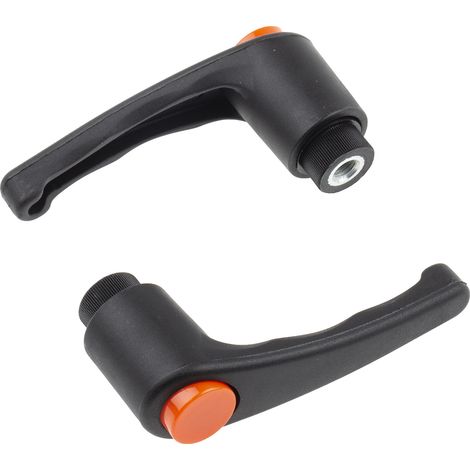 Levier de serrage RS PRO, , filetage M8, Femelle L. 15mm ( Prix pour Paquet de 2 )