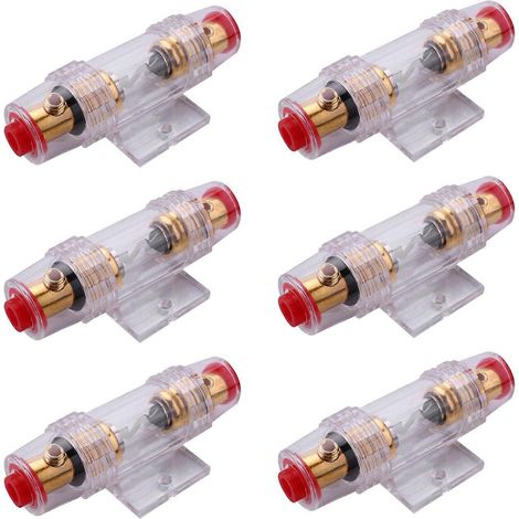 8-Gauge-AGU-Sicherungshalter und Sicherung für 6x-Autoradios, 60-A-Audiokabel (1/5)
