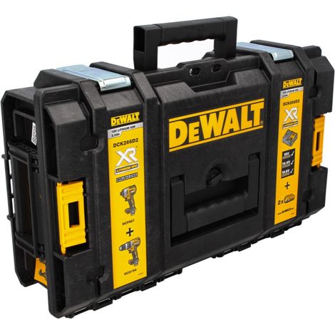 DeWalt Tough Box DS 150 Werkzeug Koffer ( 1-70-321 ) + Einlage für Schlagschrauber DCF 887 und Schlagbohrschrauber DCD 796