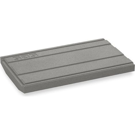Cubremuros Cinca 49,2 cm - Biselado antiestancamiento y base para cerramientos - 49,2 × 30 × 3,2 × 5 × 16 cm - Unidad - Gris (1/5)