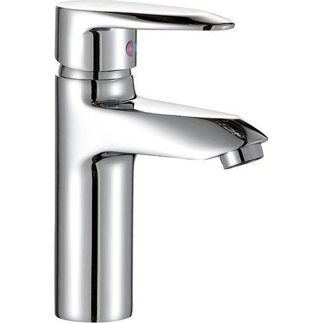 Robinet domestique simple et moderne , entièrement en cuivre , à tête unique et à trou unique (sans tuyau) (1/5)