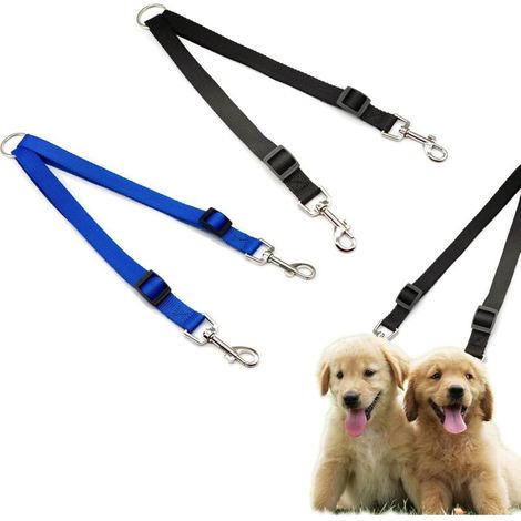 Pieces Adjustable Double Dog Training Leash Splitter for Two Dogs Double No Tangle Dog Leash Double Pet Leash Double Leash for Walking