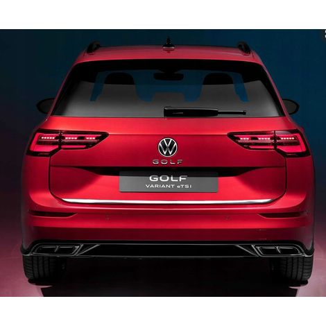 VW Golf VIII, 8 Kombi - embellecedor cromado para el portón trasero (1/3)