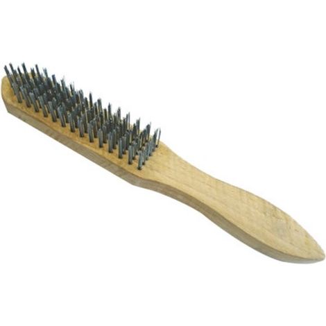 Brosse Métallique 6R - 0,125 kg - Résistante et Efficace - Chantier et atelier - Résistance et précision - Beast (1/5)