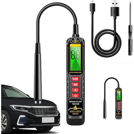 Testeur De Liquide De Frein - avec Alarme - Affichage Écran - 500mAh (1/5)