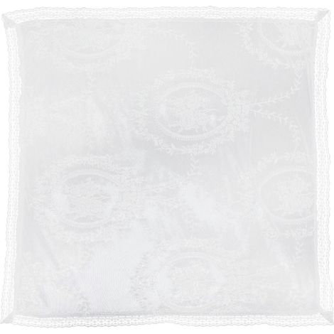 Nappe ronde élégante en dentelle pour la décoration de table de pique-nique (1/5)