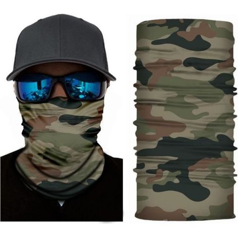 Cagoule Bandana Extensible - 95 % Polyester 5 % Élasthanne - Multi-usage Extérieur Sport - Taille Unique (1/4)