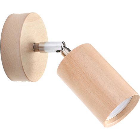 Lámparas de pared Berg madera natural madera 1xGU10  10cm Sollux (1/2)